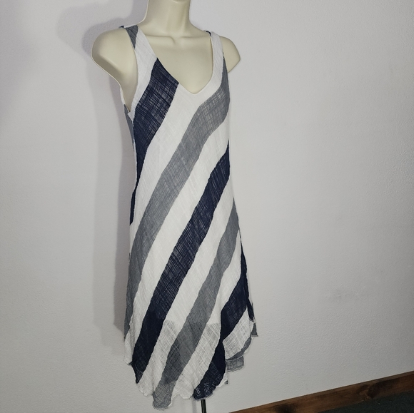 Charlie B Dress 100% Cotton Sleeveless White Size M - Picture 3 of 12